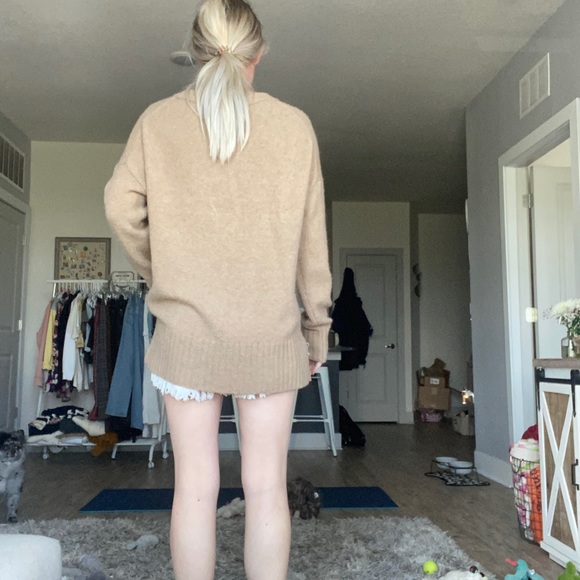 Brown cashmere sweater - Picture 2 of 3